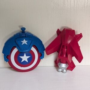 Captain America Action Figure Replacement Parts 3 Pieces Shield Jet Pack
